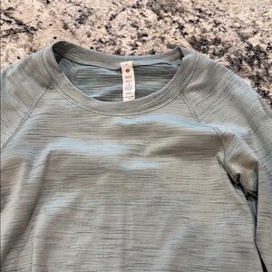 Light Blue Long Sleeve Top